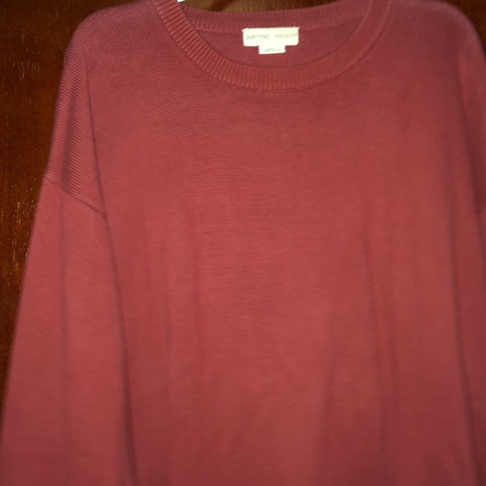 Westport Wardrobe Men’s Dark Red Crewneck Sweater